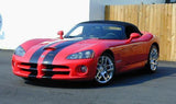 Kit de rayas de carreras dobles Dodge Viper