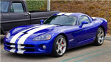 Kit de rayas de carreras dobles Dodge Viper