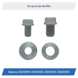 Drive Shaft Retaining Bolt Set with Washers Replacement for Can-Am ATV - M12 & M10 Propshaft Driveline - 250200014, 250000615, 250200102, 250000359