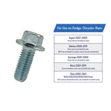 Driveshaft Bolts for Jeep Dodge Ram - Mopar 6506497AA, 5191037AD, Dorman 13864