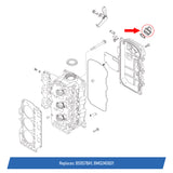 Engine Oil Fill Plug Replacement for Mercury MerCruiser Outboard 9.9-360HP, 4-Stroke, 3 & 6 cyl - 8M0240831, 859578A1
