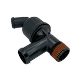 Exhaust Manifold Drain T Fitting Assembly Replacement for MerCruiser Sterndrive V6 V8 - 863786A1, 22-863786A1