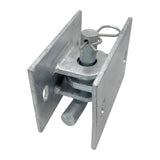 Floating & Stationary Dock Connector Hinge Kit, Male & Female T-Style Brackets & Hardware - Heavy-Duty Galvanized Steel