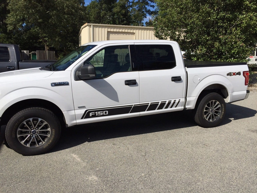 Ford F150 SUPERCREW Rocker Stripe Rally Racing Side Body Stripe Decal ...