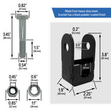 Front Shock Extension Kit 1-3" for Chevy Silverado & GMC Sierra 2500HD, 3500HD 2011-2024 - Shock Extension Bracket Mount for 8 Lug Pickup Trucks