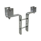 Galvanized Support Bunk and Bracket Assembly for Jon Boat - Bunk Not Included