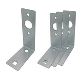 Galvanized Trailer Light Mounting L Shaped Bracket, Heavy Duty, 4.5 x 3 x 1.5 inch