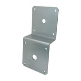 Galvanized Deck Joist Tie Plate, Z Bracket for 2x4 Cross Joist and 4x4 Post - Corner Brace Support, 14 Gauge