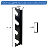 Garage Tool Organizer Wall Mount, Shed Organization Racks, Garden Tool Organizer for Shovels and Rakes, Solid Steel - Holds 100 lbs