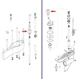 Guide Tube Sleeve Replacement for MerCruiser Alpha I Gen II Sterndrives Lower Unit - 18-3222, 23-816583