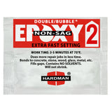 Hardman Double Bubble Red 2 Non-Sag Extra Fast Setting Epoxy Adhesive - 04008