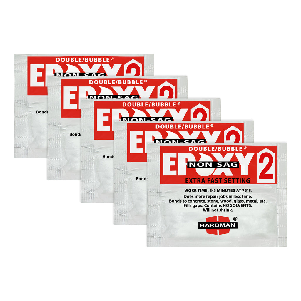 Hardman Double Bubble Red 2 Non-Sag Extra Fast Setting Epoxy Adhesive ...