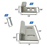 Hold-Down Brackets Replacement for Dometic 970-FK, 385320005 - 970 Series Portable Toilets