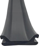 LPC Black RV Camper Trailer Trailer 1/2" x 100' Vinyl Thin Trim Mold Flexible Screw Cover
