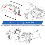 M8 Torx Screw Bolts for Jeep Wrangler JK 2007-2018 Hardtop - 06508953AA