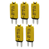 Manual Reset Mini ATM Circuit Breaker Fuse 5A-30A for Automotive Marine RV Car Truck Audio Battery Protection (T3) Manual Reset