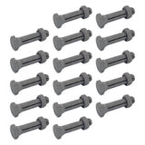 Mobile Home Anchor Bolt with Nut - Ground Anchor Slotted Bolts and Nuts