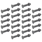 Mobile Home Anchor Bolt with Nut - Ground Anchor Slotted Bolts and Nuts