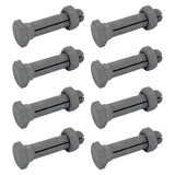 Mobile Home Anchor Bolt with Nut - Ground Anchor Slotted Bolts and Nuts
