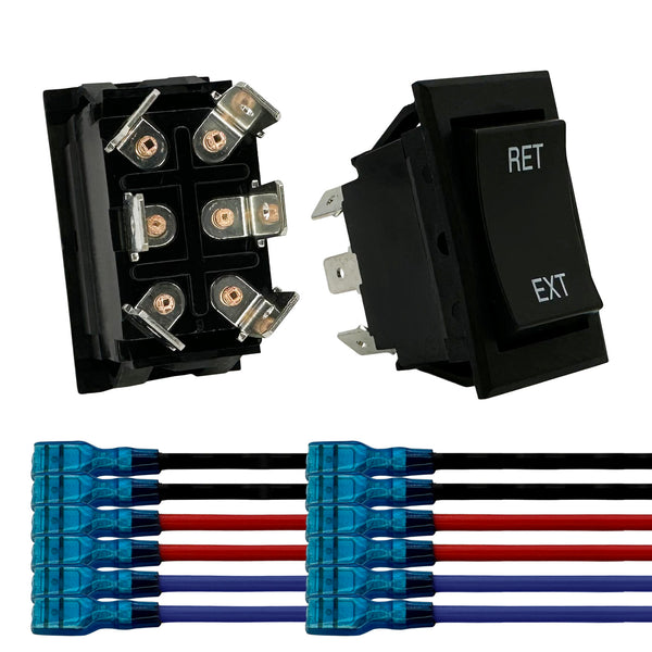 Oiyagai Lot De 5 Interrupteurs à Bascule KCD4 AC 250 V 16 A
