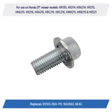 Mower Blade Hex Bolts for Honda Lawn Mowers - 90105-960-710