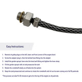 Oil Pump Priming Adapter Kit for All Chevy GM, LS Engines LS1, LS2, LS3, LSX, 5.3L, 6.0L, 6.2L - M16x1.5