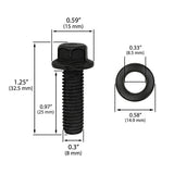 Pressure Plate Clutch Cover Bolt Kit Replacement for Honda 2.0, 2.3L - DOHC