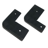 RV Slide Out Corner Cover, Plastic Corner Cover Trim for Campers Trailers, Impact & UV Resistant - Black