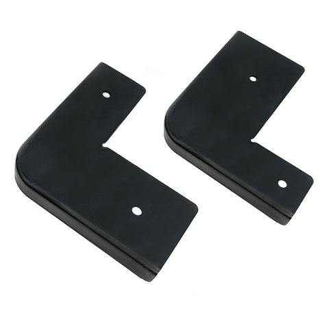 RV Slide Out Corner Cover, Plastic Corner Cover Trim for Campers Trailers, Impact & UV Resistant - Black