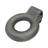 Raw Steel Pintle Hitch Lunette Eye Ring - 24,000 lbs, 3 inch ID - for Channel Bracket Mount Trailer