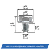 Recoil Starter Bolts 6x10 for Select Honda GX Series Engines - 90008-ZE2-003