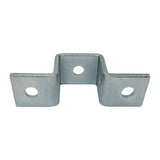 5 Hole, U Shaped Connector Bracket for All 1-5/8" Strut Channel - Heavy Duty, Electro-Galvanized