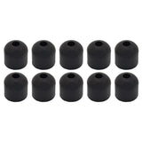 Screw On Black Rubber Bumpers for Shed Doors, Sliding Door & Cabinets - 1" x 1"