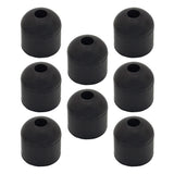 Screw On Black Rubber Bumpers for Shed Doors, Sliding Door & Cabinets - 1" x 1"