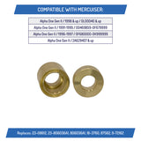 Shift Shaft Bushing Kit for MerCruiser Alpha I Gen II - 23-08612, 23-806036A1, 18-3760