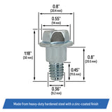 Shoulder Bolt for Husqvarna, RedMax 2042LS, 2348LS, LGT2654, LTH18538, TC38 - 532196539