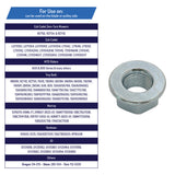 Spindle Blade Hex Nuts for MTD Cub Cadet Zero-Turn Mower - 912-0417, 912-0417A, 712-0417A, 712-0417