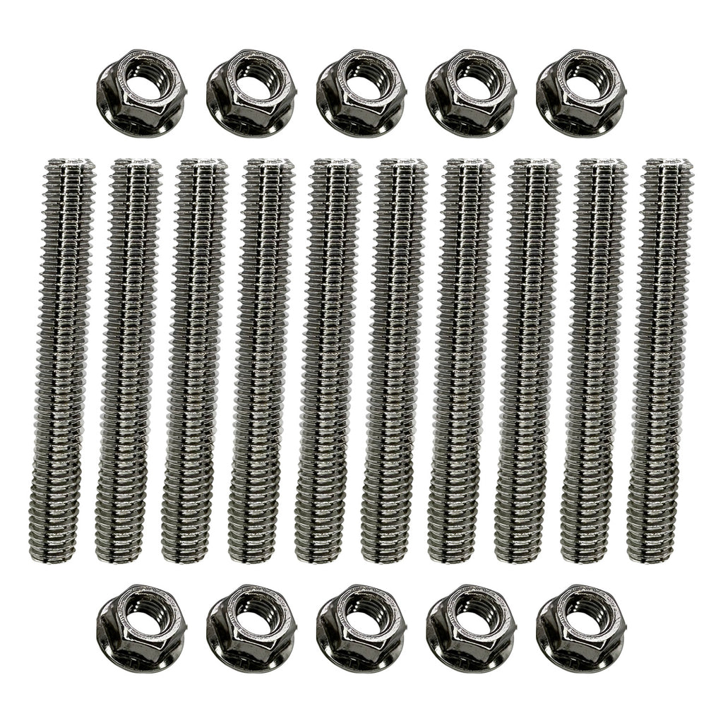 Stainless Exhaust Manifold Stud Kit for Ford 6.8L V10 One or Two Sid