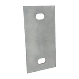 Stationary Dock Washer Plate, 5" x 2-1/2" - Heavy-Duty Galvanized Steel