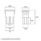 Straight Female Terminal 30-100A Fuse Replacement for PAL Auto Link, FLF Fuse Cartridge - Trucks, Cars, Audio, RV