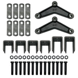 Tandem Axle Trailer Double Eye Leaf Spring Suspension Hanger Kit - 2,000-7,000 lbs