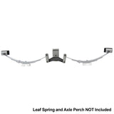 Tandem Axle Trailer Double Eye Leaf Spring Suspension Hanger Kit - 2,000-7,000 lbs