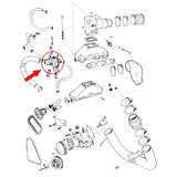 Thermostat Housing for Volvo Penta OMC V6 V8 Engines - 3589553, 3861676