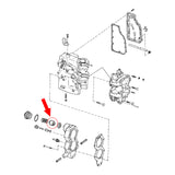 Thermostat and Seat Assembly for Johnson Evinrude Outboard - 432759, 433379