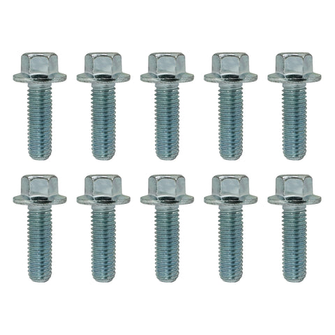 Timing Chain Cover Hex Flange Bolts Replacement for LS/LT Engines - LS1, LS2, LS3, LSX, LT1, LT2 (10 Pack)