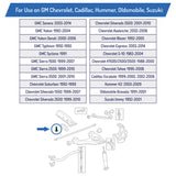 Torsion Bar Adjuster Bolts Compatible with Silverado, Suburban, Avalanche, Tahoe, Express, Sierra, Jimmy, Escalade - 11612276