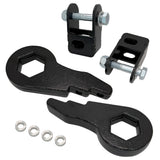 Torsion Bar Keys 1-3" with Shock Extender Brackets for Chevy Silverado & GMC Sierra 2500HD, 3500HD 2020-2024 - Adjustable Forged Key, Suspension Level Kit for 8 Lug Pickup Trucks