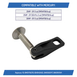 Transom Clamp Screw Kit for Mercury Outboard - 10-8M0176078, 804042A02, 8M0060117, 8M0161541