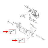 Transom Clamp Screw Kit for Mercury Outboard - 10-8M0176078, 804042A02, 8M0060117, 8M0161541