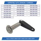 Transom Clamp Screw & Handle Assembly for Johnson Evinrude Outboard BRP/OMC - 0433675, 0388347